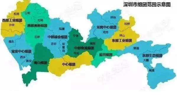 深圳区域划分